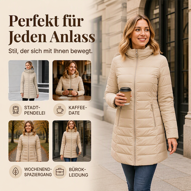 🚨 Über 80.000 Käufer haben bereits zugeschlagen! Damen-Wintermantel mit Kapuze und Isolierung