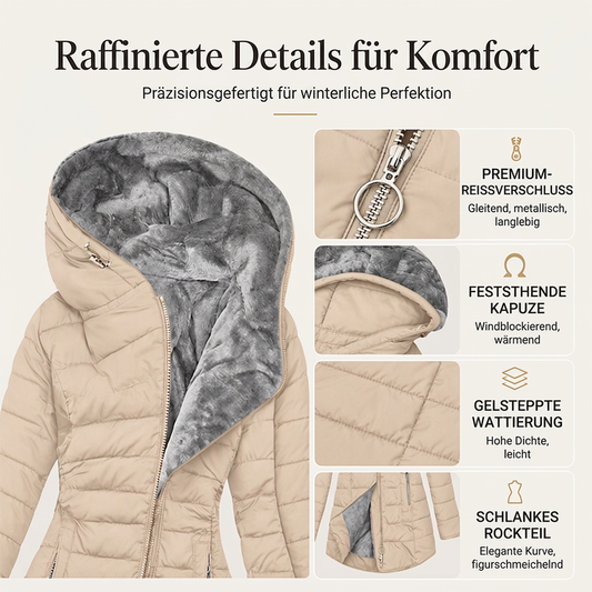 🚨 Über 80.000 Käufer haben bereits zugeschlagen! Damen-Wintermantel mit Kapuze und Isolierung